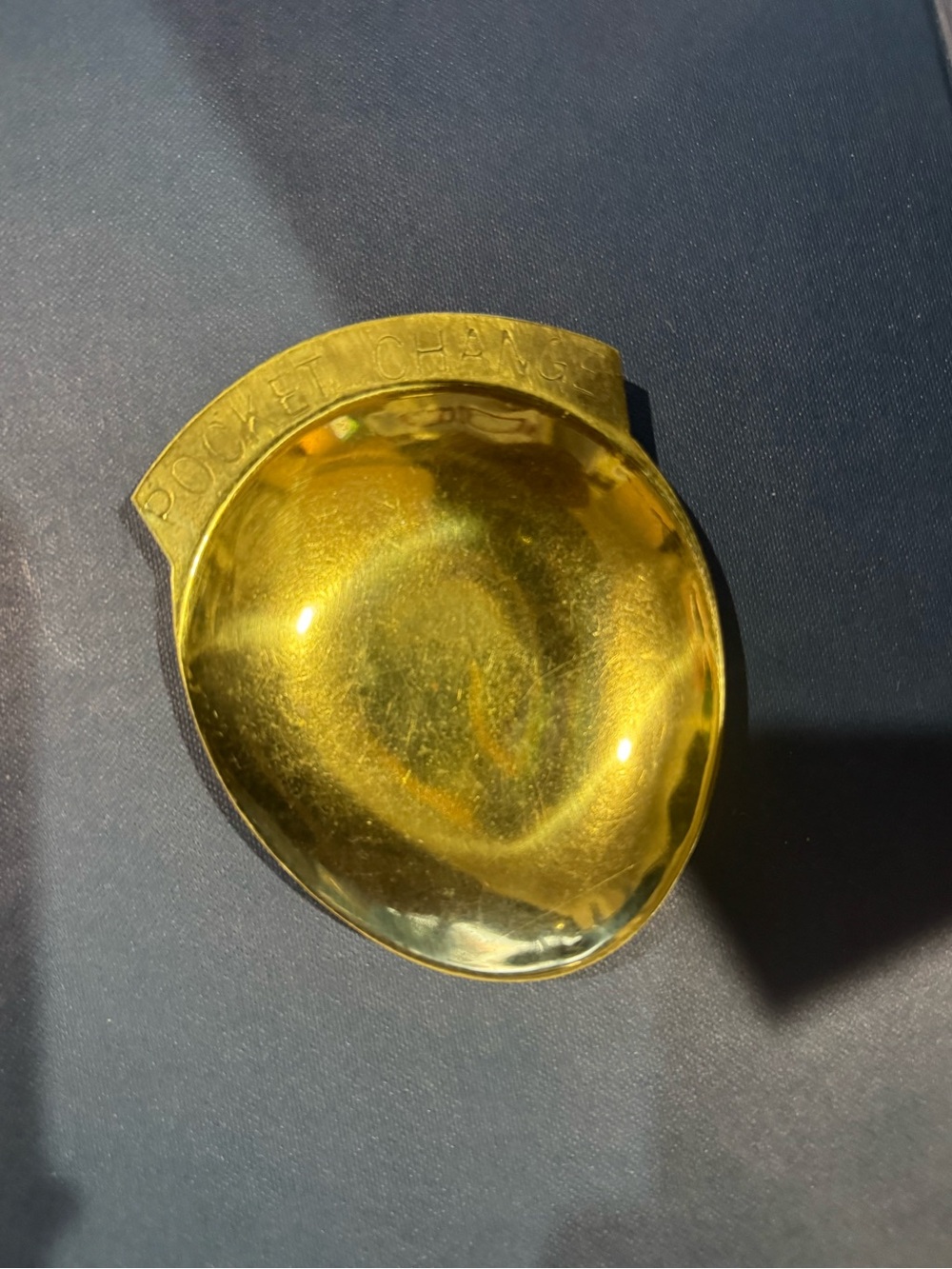Brass Pocket Change Dish
